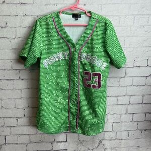 Nickelodeon JoJo Siwa size 10/12 girls large funky frogz jersey shirt